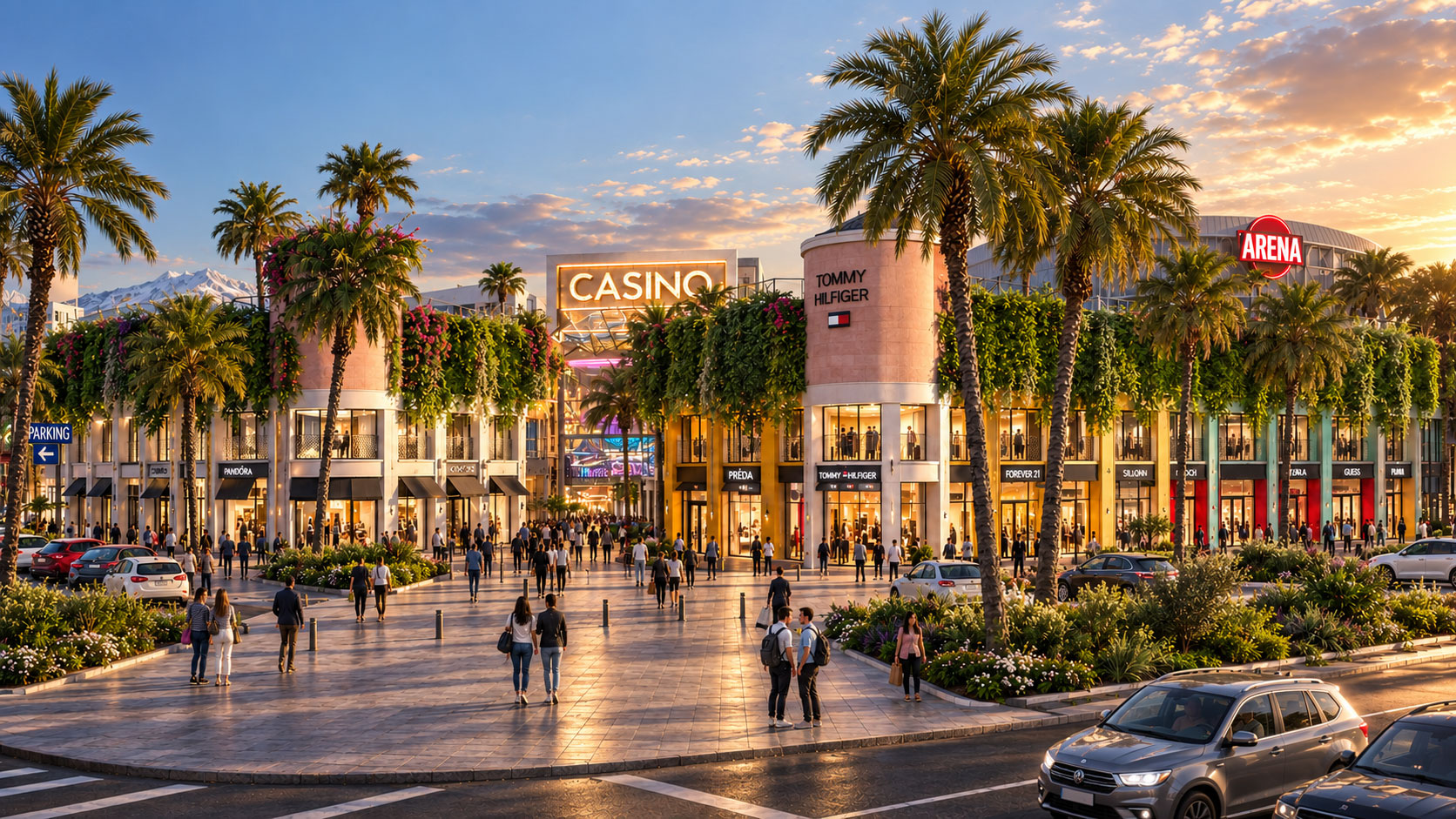 Visualización 3D de casino