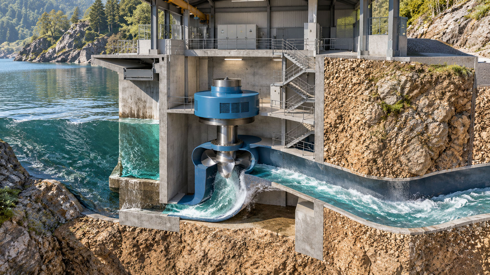 Visualización 3D de proyecto de energía y minería