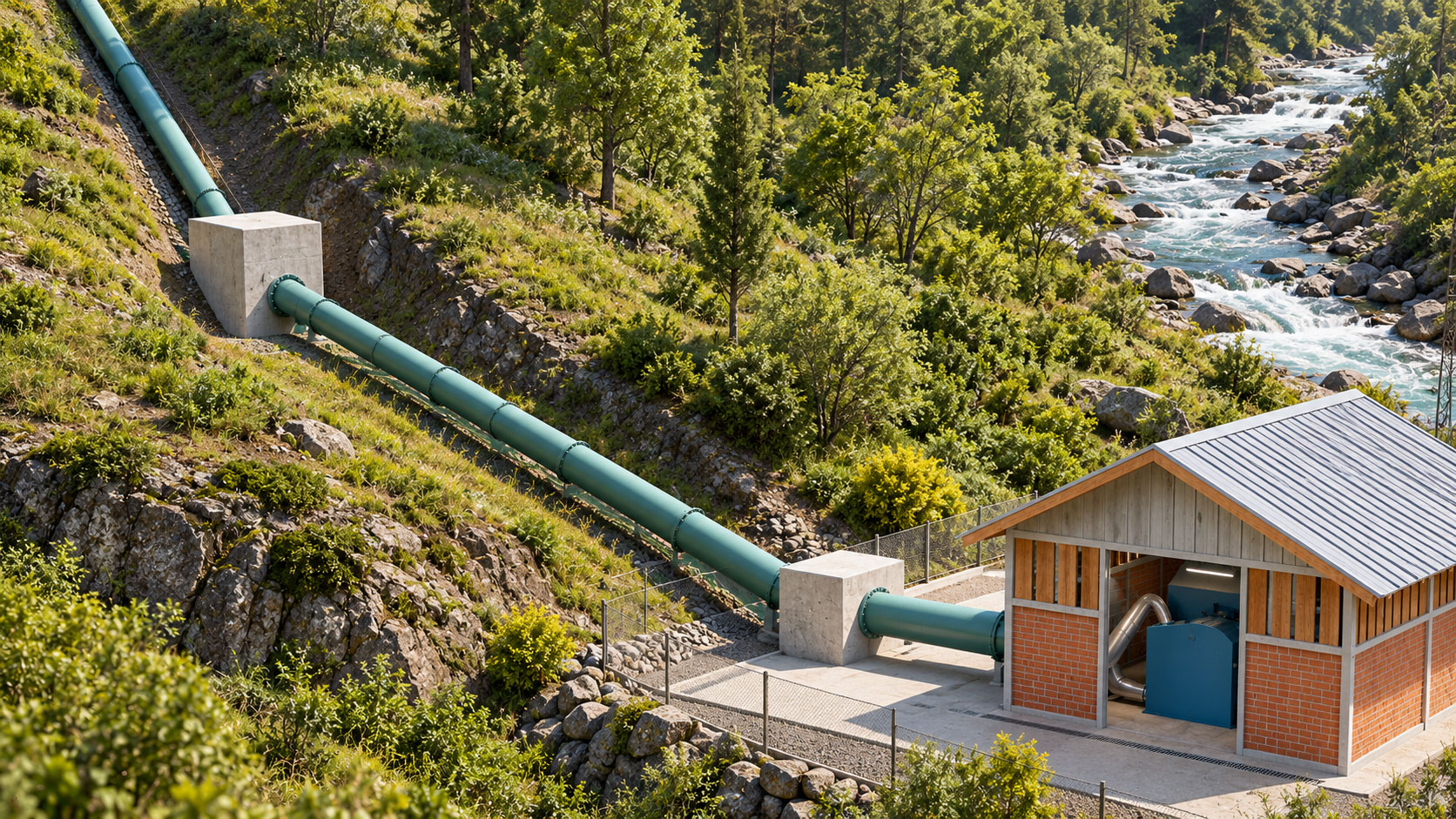 Visualización 3D de proyecto de energía y minería