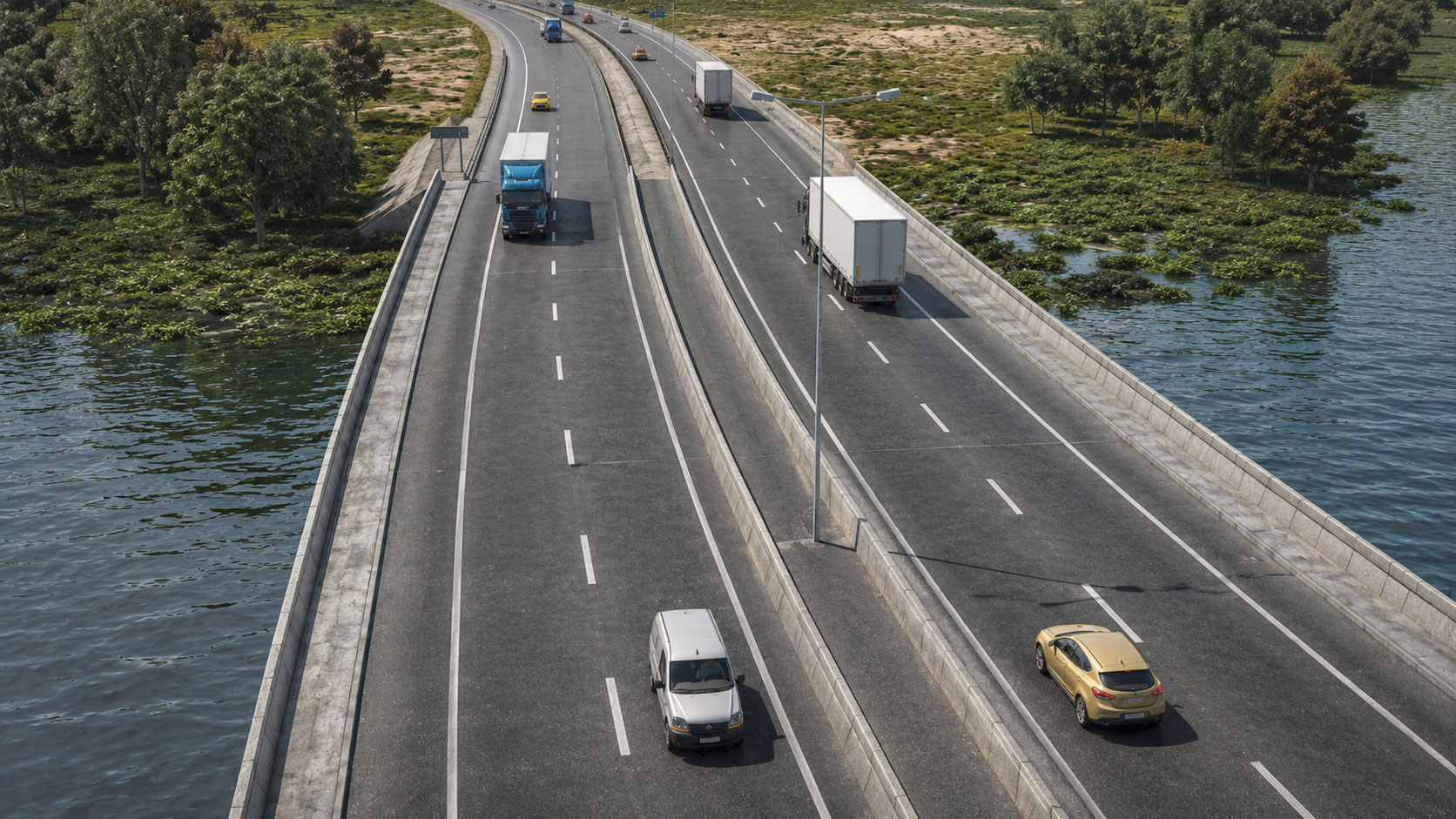 Visualización 3D de proyecto de infraestructura
