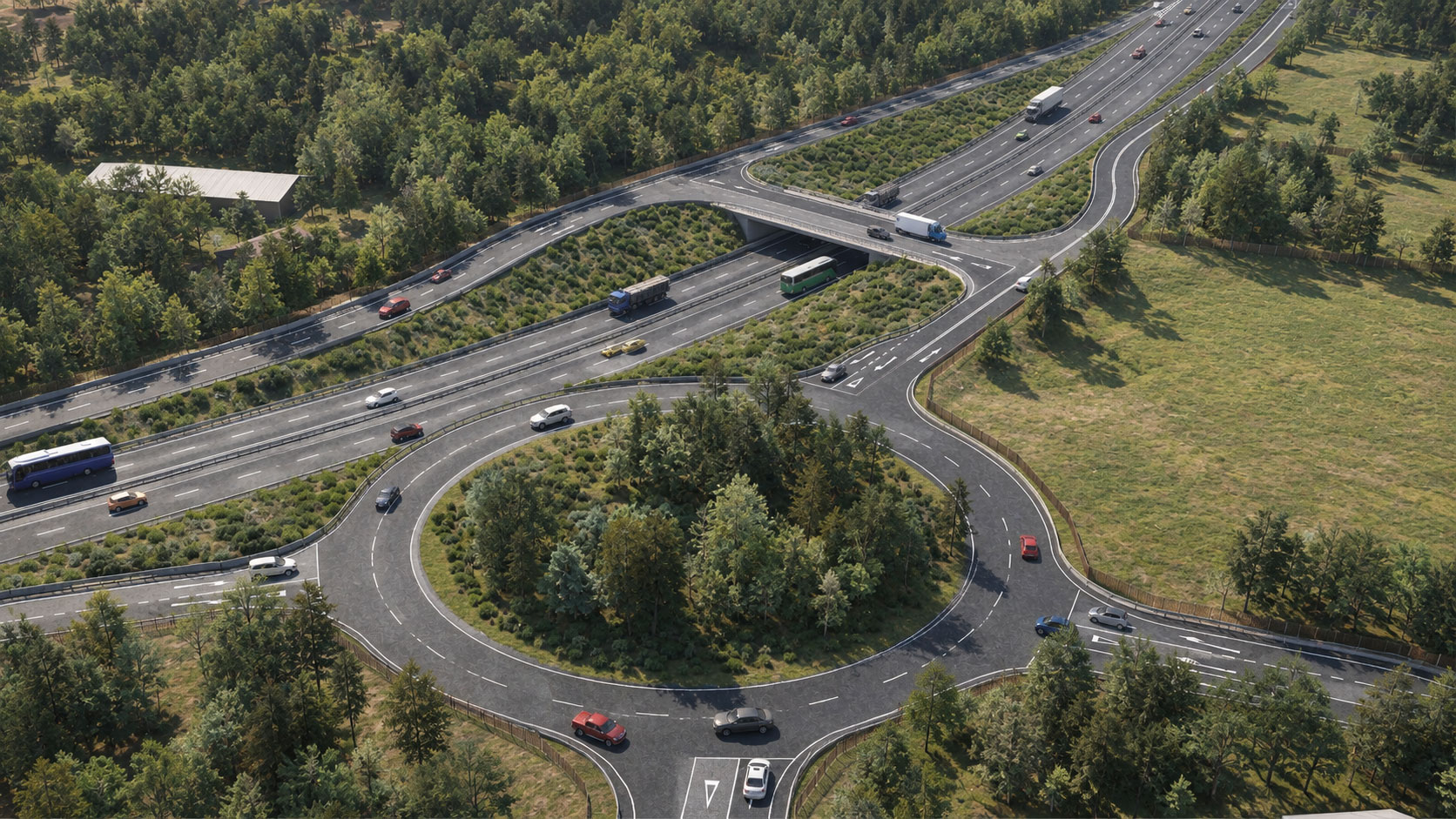 Visualización 3D de proyecto de infraestructura