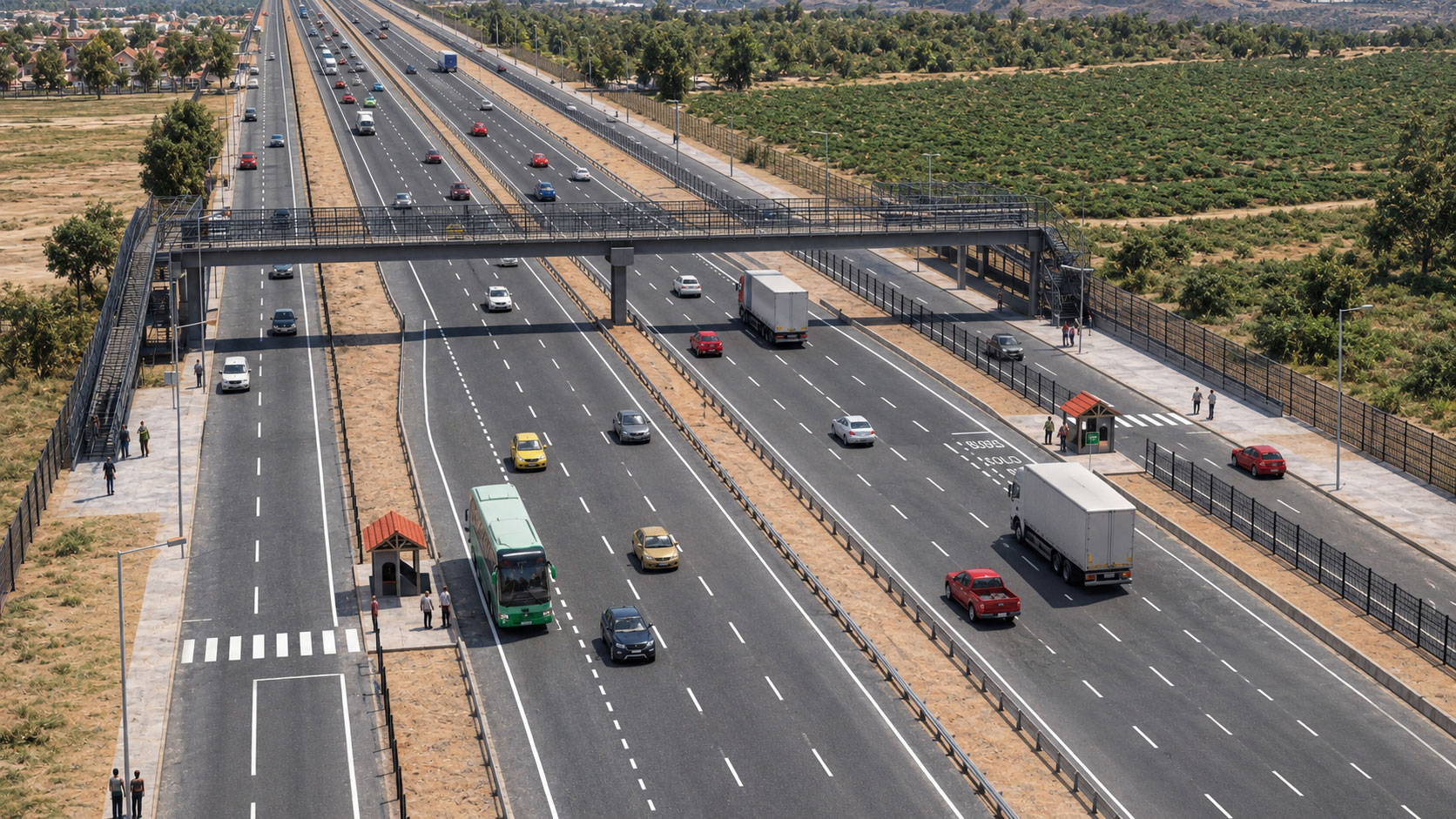 Visualización 3D de proyecto de infraestructura