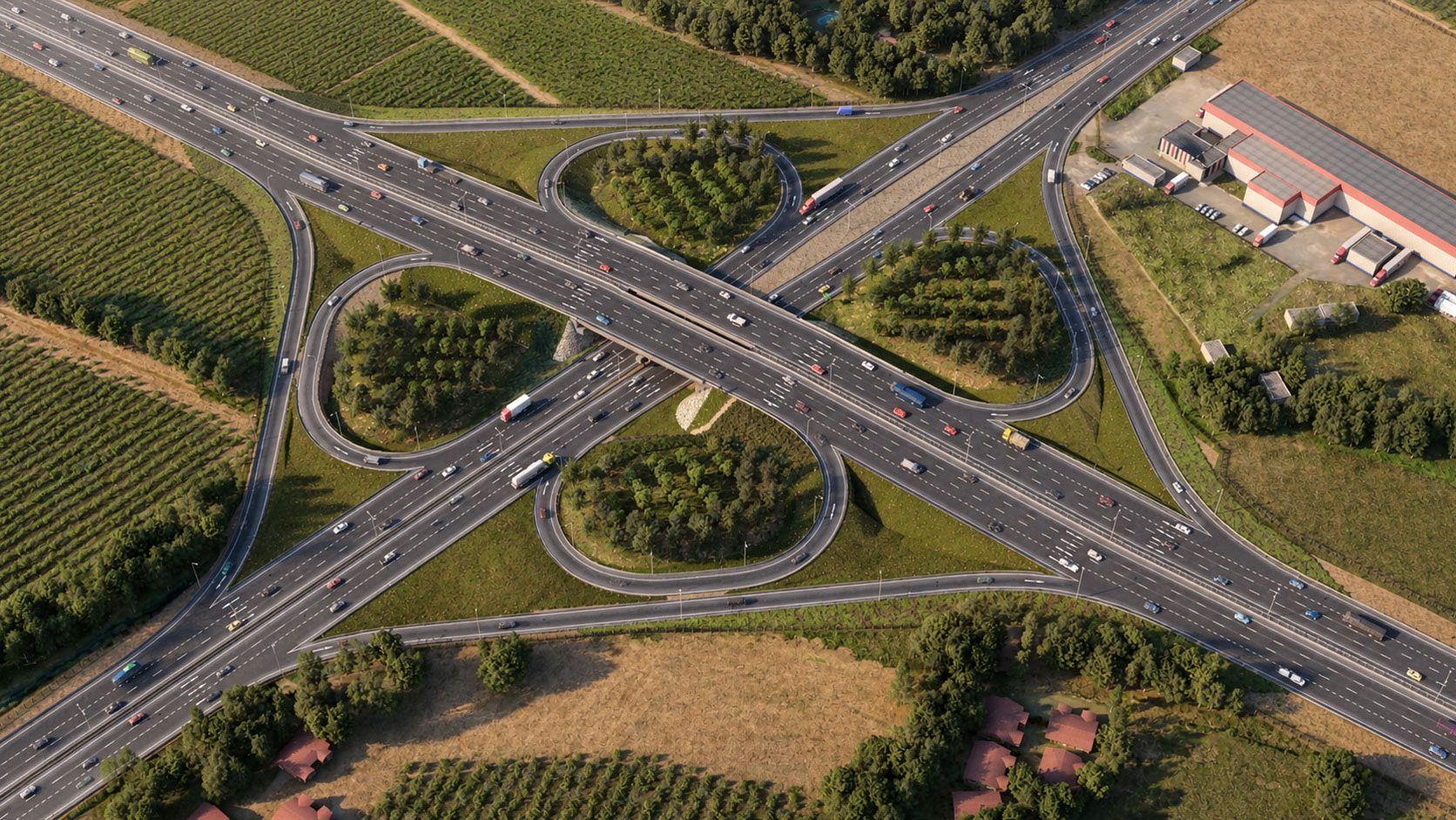 Visualización 3D de proyecto de infraestructura