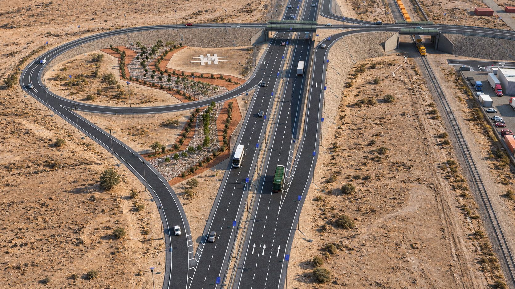 Visualización 3D de proyecto de infraestructura