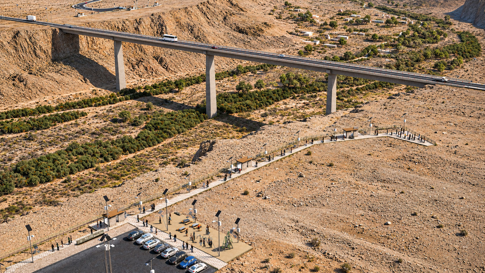 Visualización 3D de proyecto de infraestructura