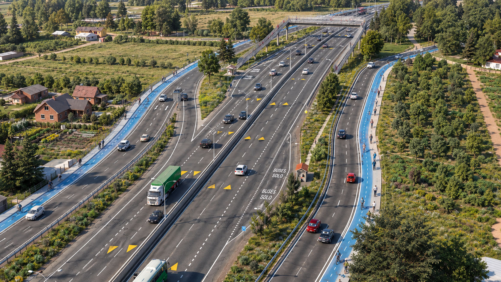 Visualización 3D de proyecto de infraestructura