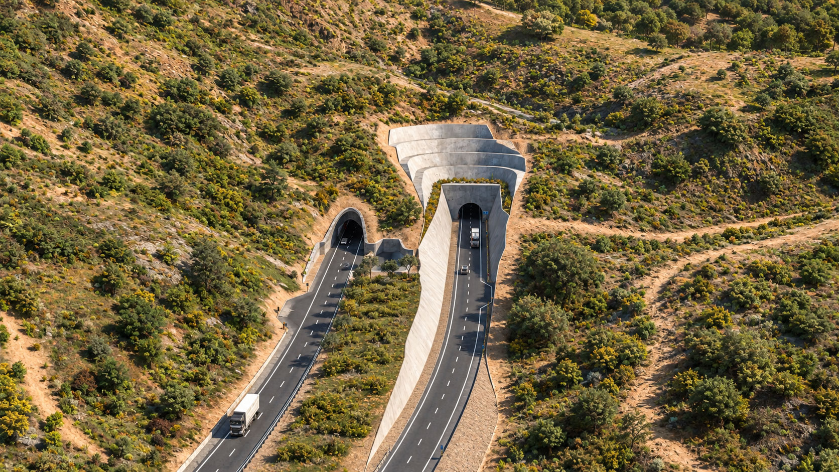 Visualización 3D de proyecto de infraestructura