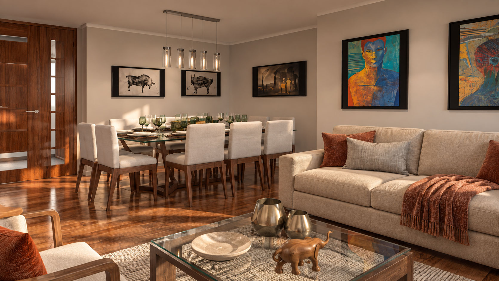 Visualización 3D de proyecto inmobiliario