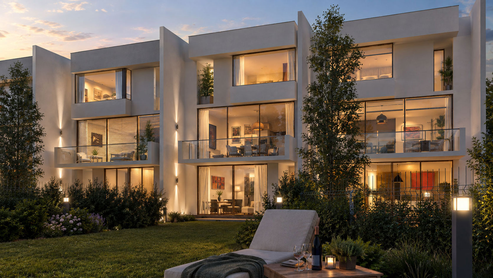 Visualización 3D de proyecto inmobiliario