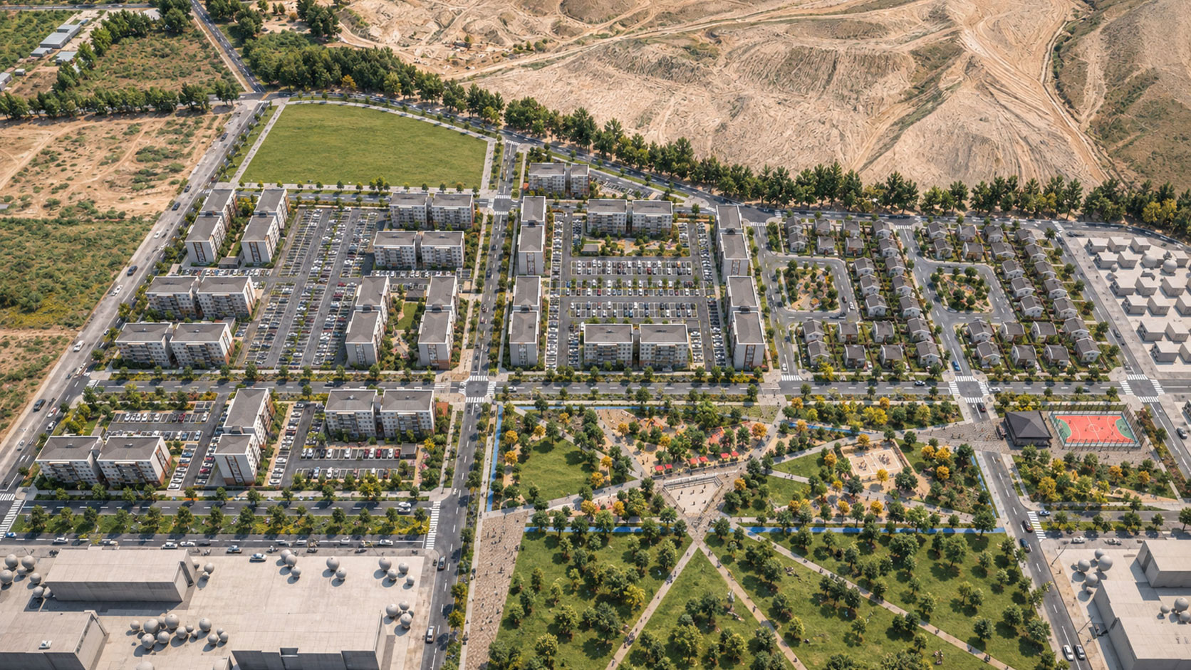 Visualización 3D de proyecto inmobiliario