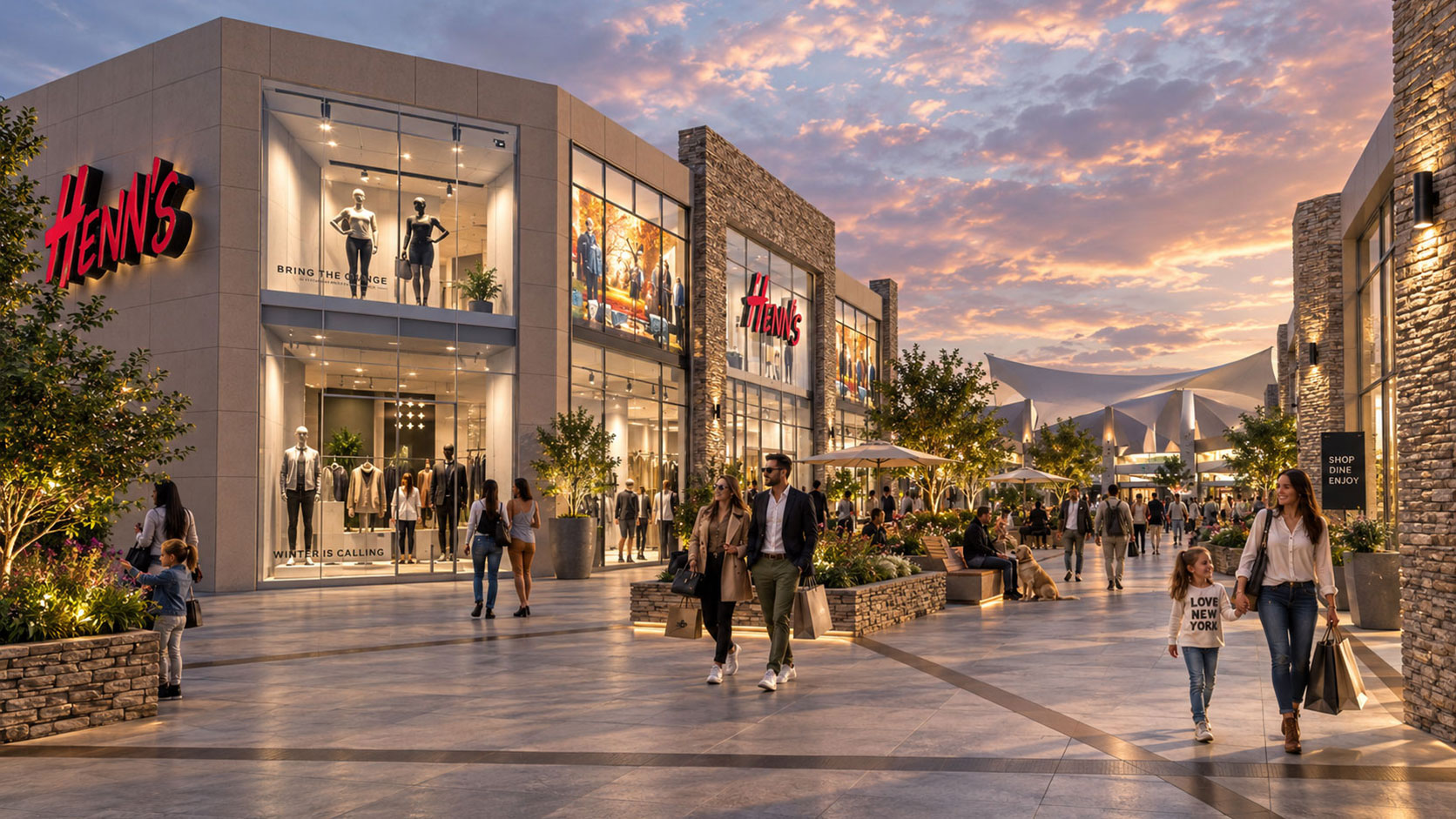 Visualización 3D de proyecto retail
