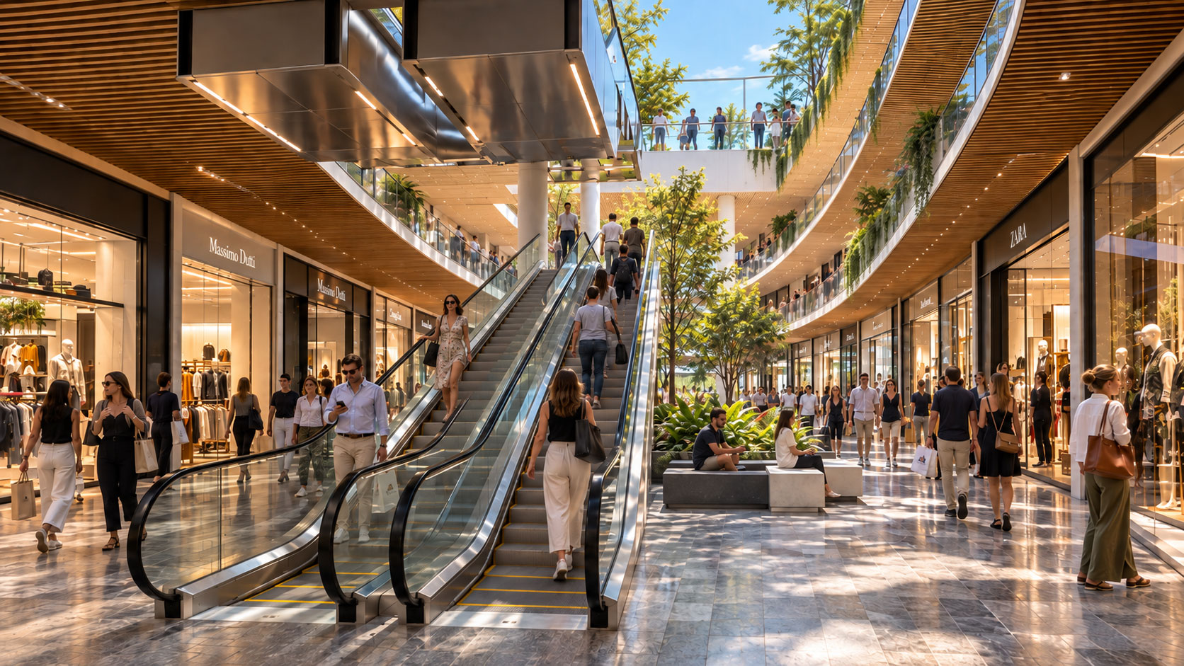 Visualización 3D de proyecto retail