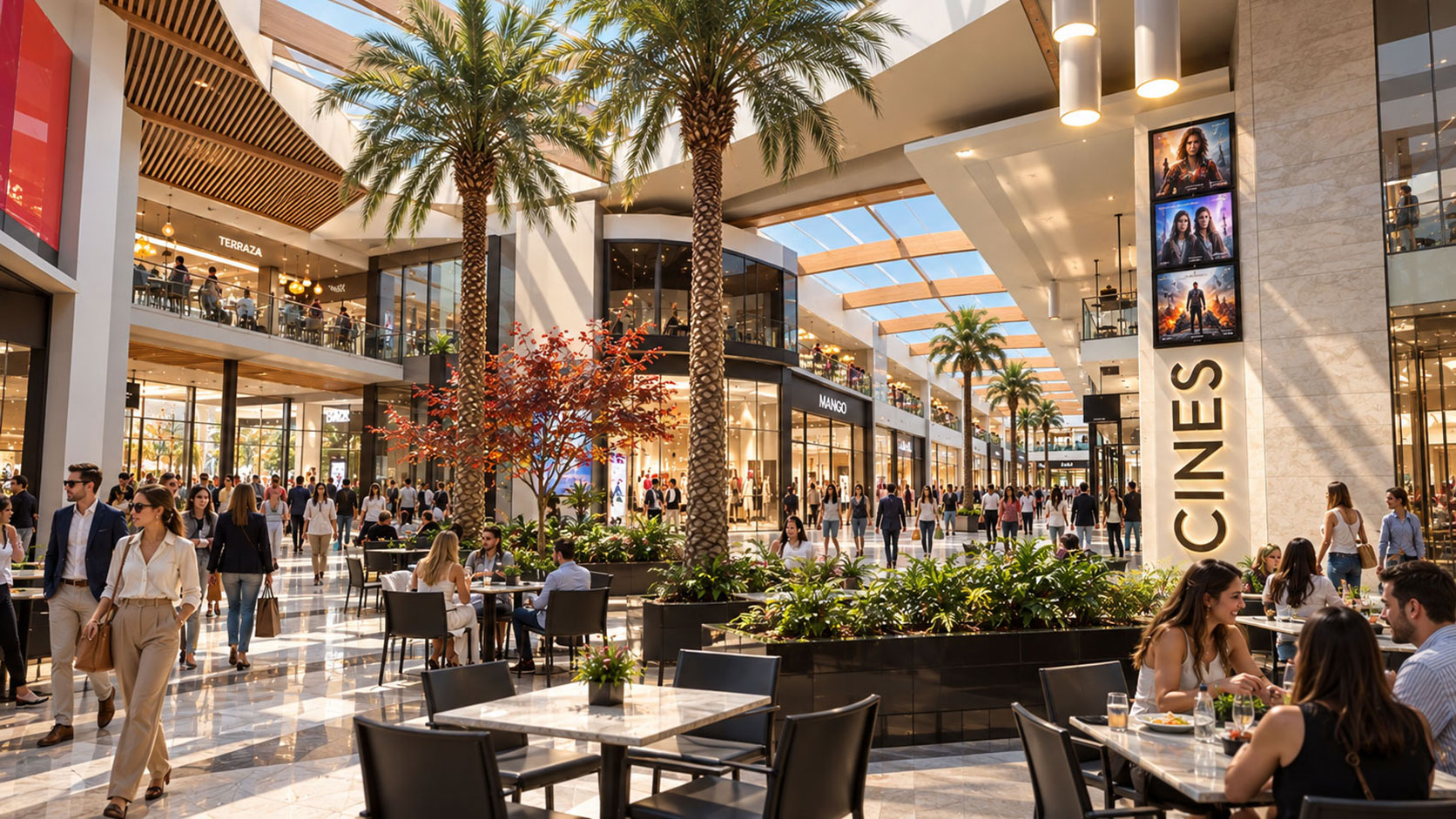Visualización 3D de proyecto retail