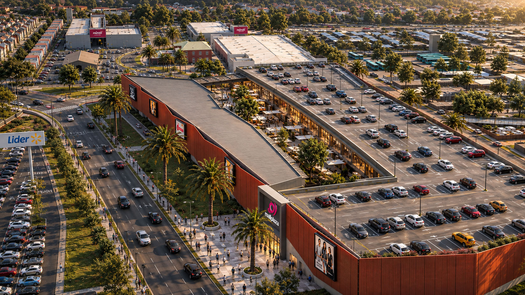 Visualización 3D de proyecto retail